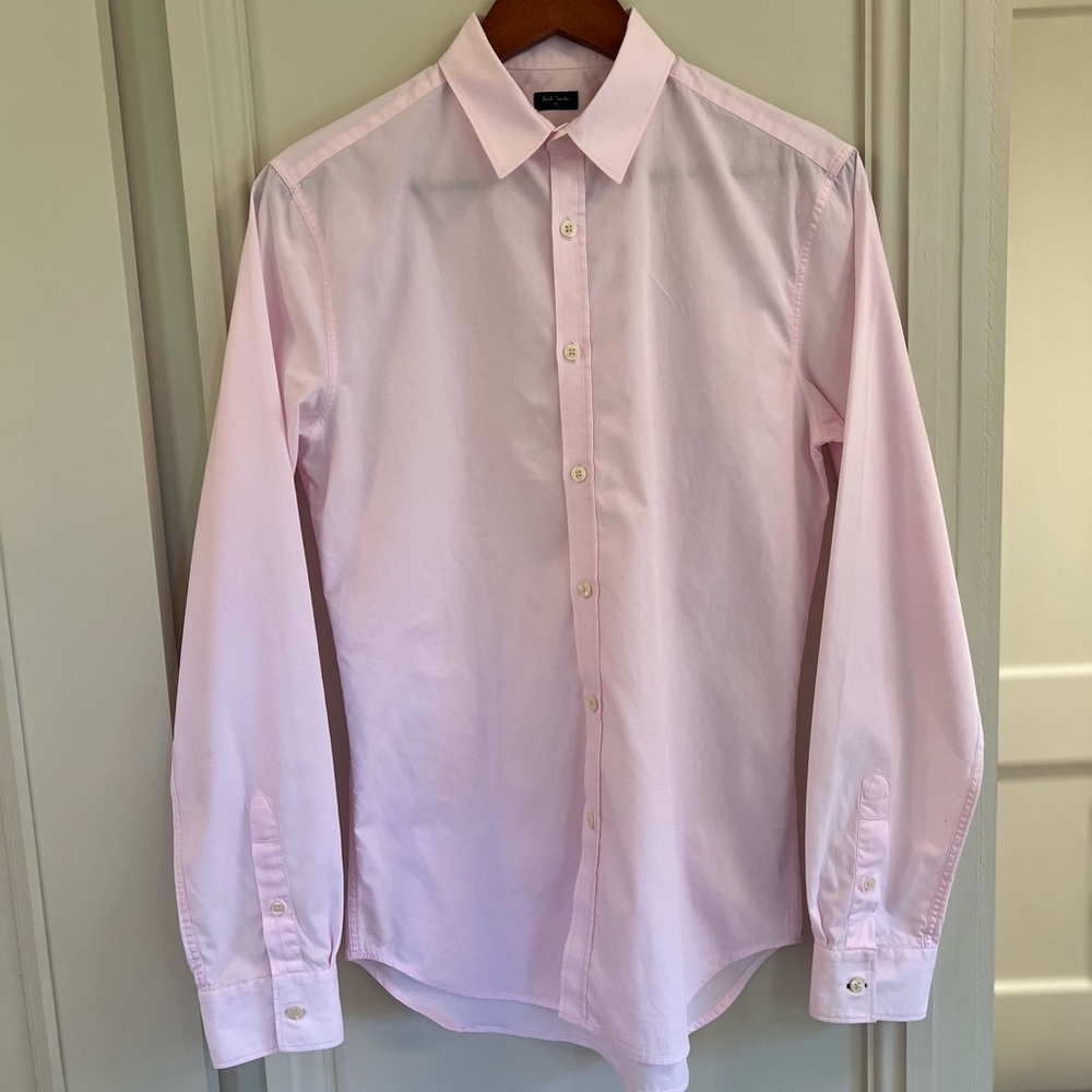 Paul Smith Men's Light Pink Dress Shirt